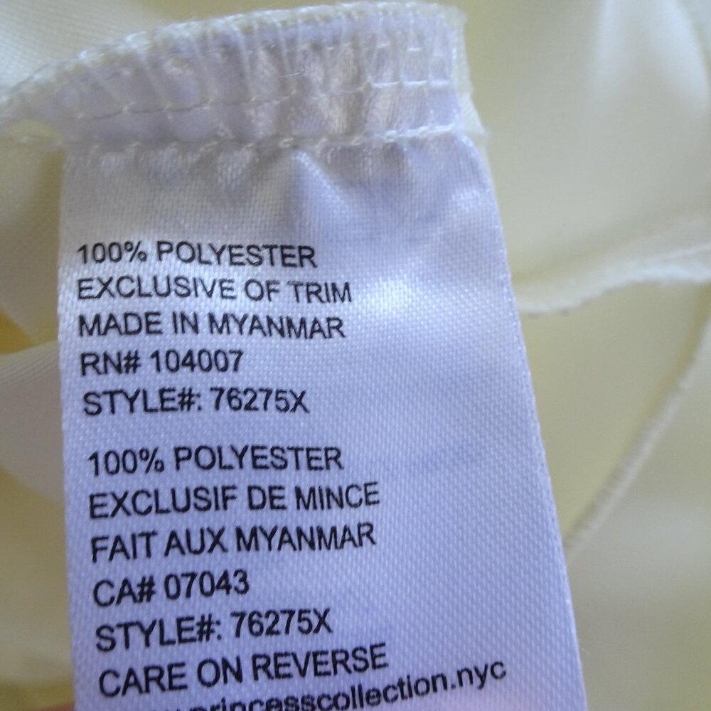 Couture Princess Dress Layered Tulle Lined Child Beige 8 - Picture 9 of 11